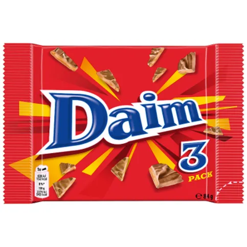 Daim Chocolate Bar 3 x 28g