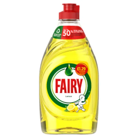 Fairy Lemon Washing Up Liquid with LiftAction 320ml