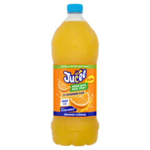 Jucee Orange Cordial Zero Sugar