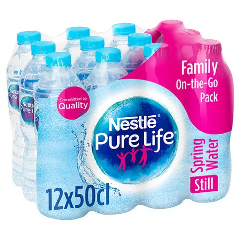 Nestle Pure Life Still Spring Water 12 x 500ml