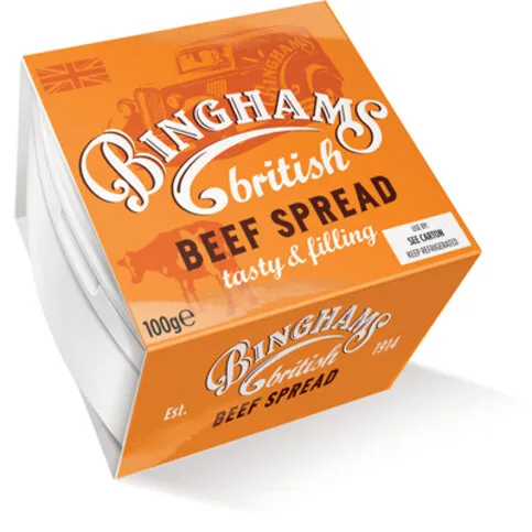 Binghams British Beef Spread 100g