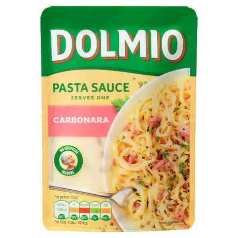 Dolmio Carbonara Pouch Pasta Sauce 150g